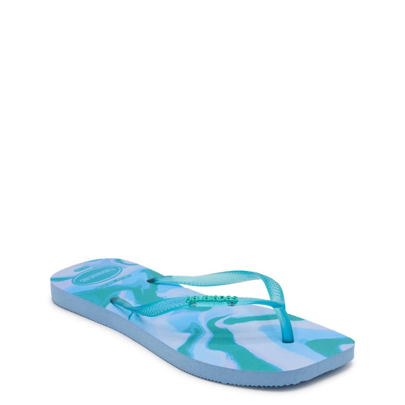 Women's Square Jelly Flip Flop