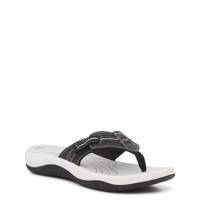 Women's Sunmaze Tide Flip Flop Sandal Black view