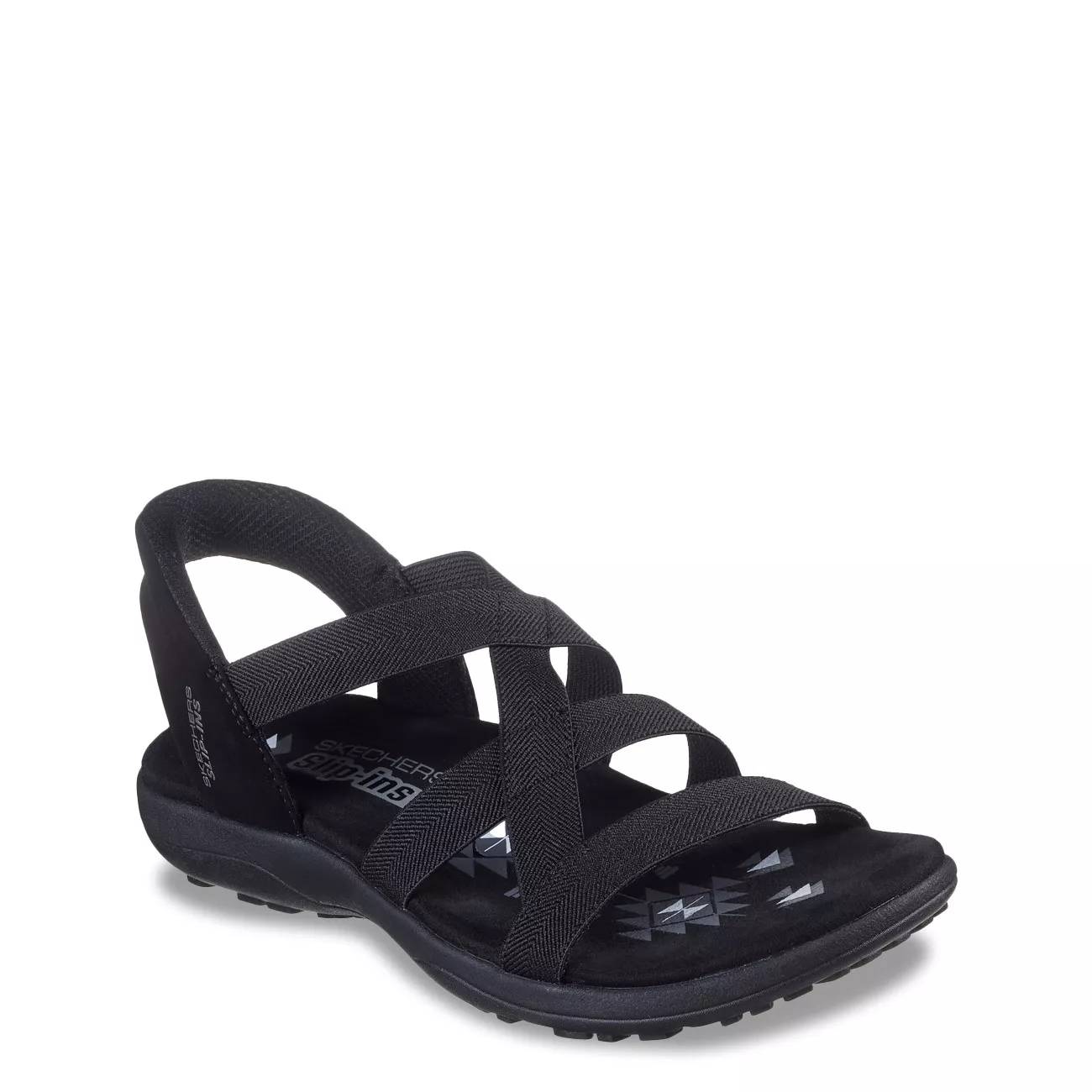 Skechers Women's Hands Free Slip-ins Reggae Slim Stretch Flex Sandal