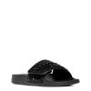 Women's iQushion Slide Sandal ALL BLACK view