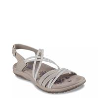 Women's Reggae Slim Takes Two Wide Width Sandal TAUPE WIDE view