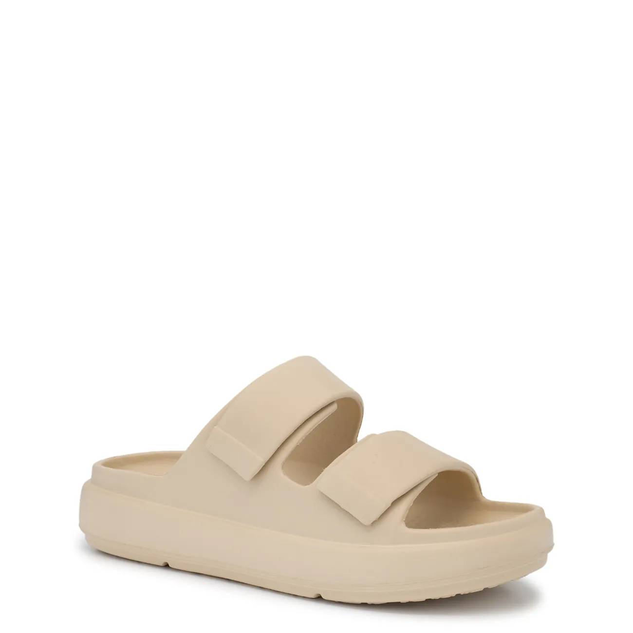 Rynelle New York Women's Wave Double Band Slide Sandal