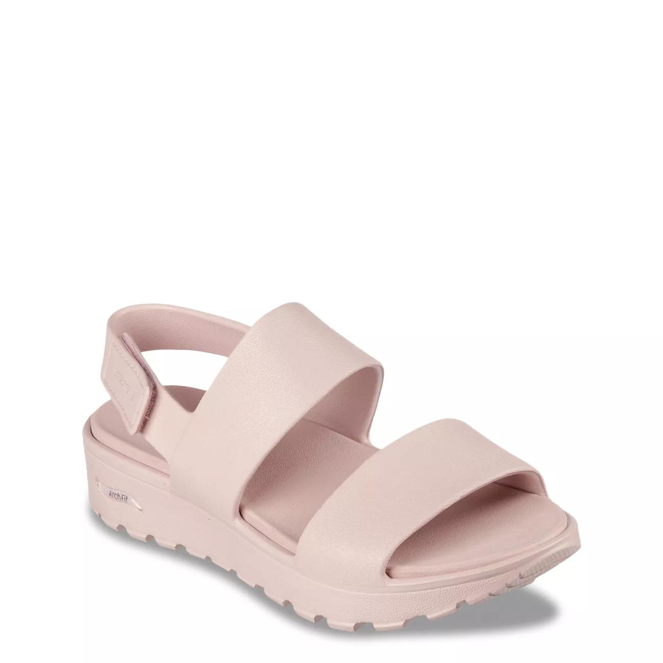 Skechers Women's Foamies Arch Fit Footsteps Day Dream Sandal In Pink