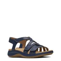 Women's Maelynn Paige Flat Sandal NAVY LEATHER view