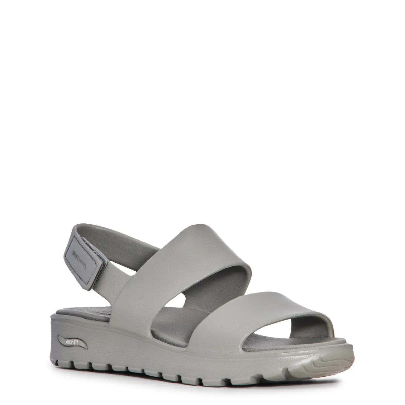 Women's Foamies Arch Fit Footsteps Day Dream Sandal In Green from The Shoe Company