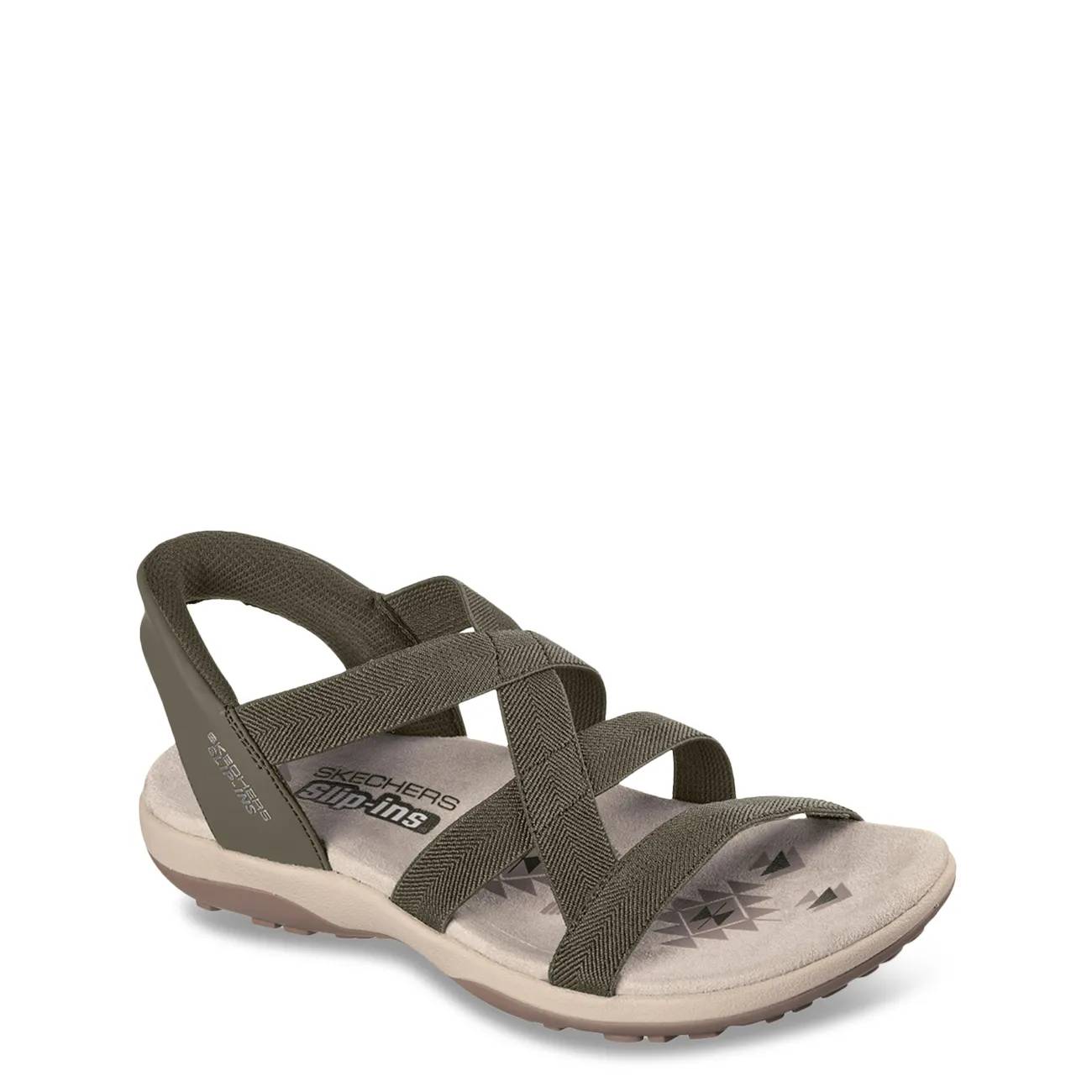 Skechers Women's Hands Free Slip-ins Reggae Slim Stretch Flex Sandal