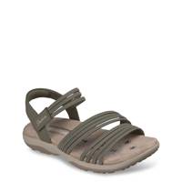 Women's Reggae Slim Sandal GREEN SYN view