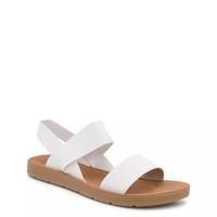 Aria Flat Sandal White view