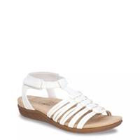 Ruby-01 Wide Width Sandal WHITE WIDE view