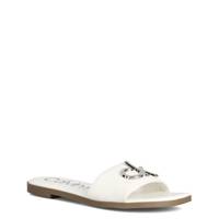 Women's Kacia Flat Sandal WHITE view
