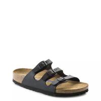 Women's Florida Soft Footbed Sandal Black Leather view