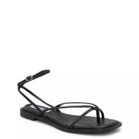 Agree Flat Sandal Black view