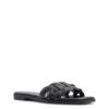 Melina Flat Sandal Black view