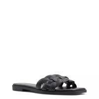 Melina Flat Sandal Black view