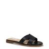 Hilda Flat Sandal Black Leather view