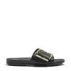 Women's Maxi-Buckle Flat Sandal BLACK LEATHER view