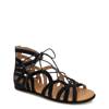 Women's Break My Heart 3 Sandal BLACK LEATHER view