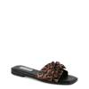Women's Blessed Flat Sandal LEOPARD SATIN view