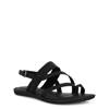 Women's Favigana Flat Sandal BLACK view