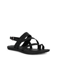 Women's Favigana Flat Sandal BLACK view