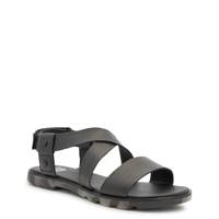 Women's Ella III Crisscross Sandal Leather BLACK LEATHER view