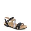 Women's Amalfi Sandal Black/Gunmetal view