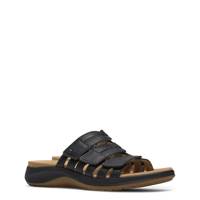 Women's Maelynn Abby Sandal BLACK LEATHER 1 view