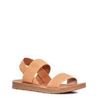 Aria Flat Sandal Tan view