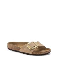 Women's Madrid Big Buckle Sandal SAND CASTLE SUEDE view
