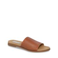 Karolyn Wide Width Flat Sandal TAN LEATHER WIDE view
