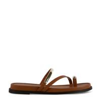 Women's Caribbean Flat Sandal COGNAC view