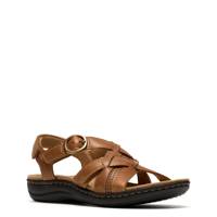Women's Laurieanne Mae Flat Sandal TAN LEATHER view