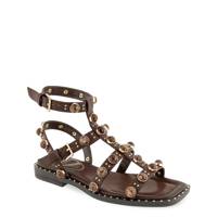 Women's Ruby Stones Sandal DARK BROWN view