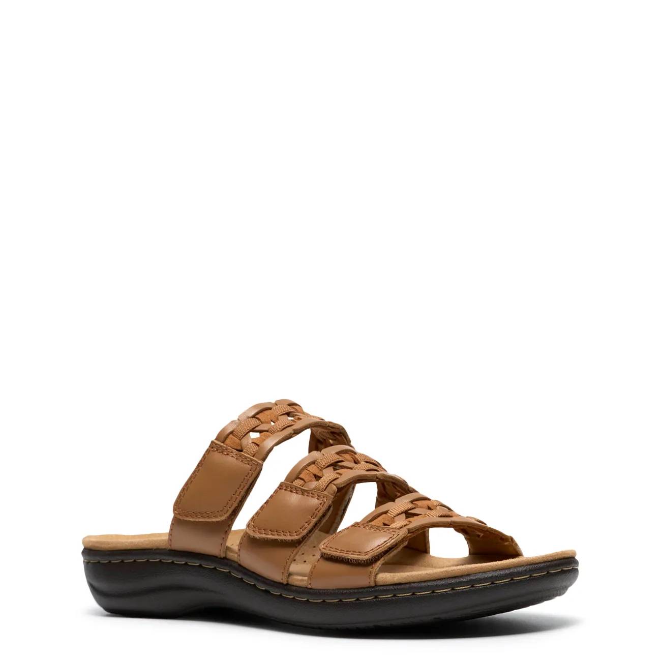 Clarks Women's Laurieann Emma Flat Wide Wdith Sandal