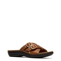 Women's Laurieann Opal Flat Sandal BROWN LEATHER 1 view