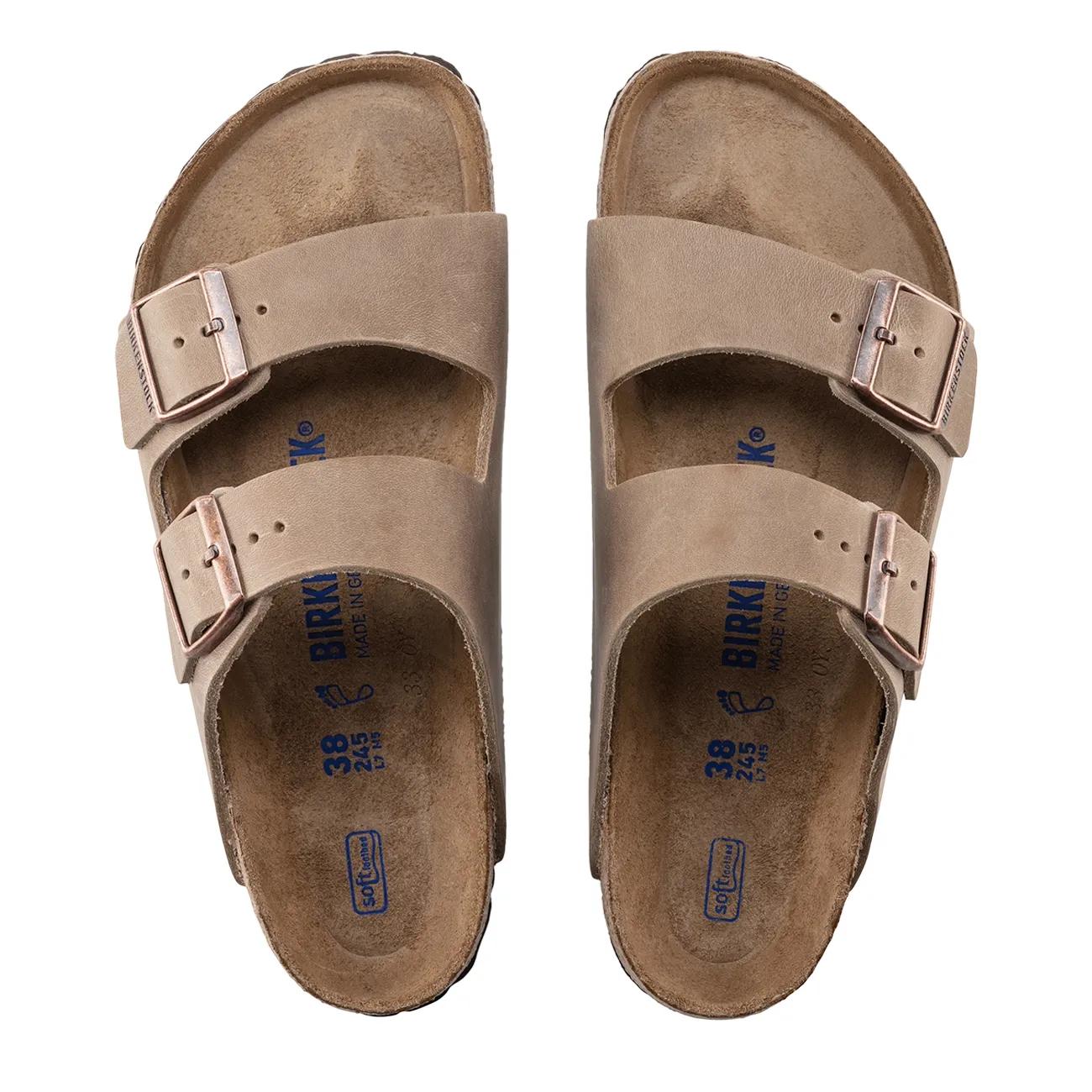 Women's Arizona Soft Footbed Oiled Leather Sandal