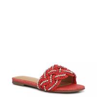 Keena Sandal RED/CLEAR view