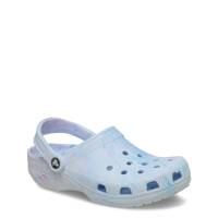 Womens' Marble Print Classic Clog Oxygen Blue view
