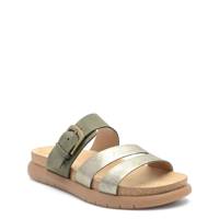 Women's Ayden Sandal DARK PLATINUM/DARK GREEN view