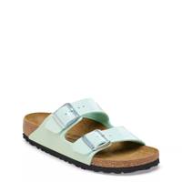 Women's Arizona Patent Narrow Width Slide Sandal PATENT SURF GREEN view
