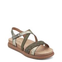 Women's Athena Sandal DARK GREEN/DARK PLATINUM LEATHER view