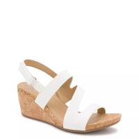 Adria Wedge Sandal White view