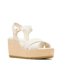 Women's Sunpeak Wedge Ankle Strap Sandal CHALK LEATHER view