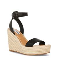 Women's Upstage Wedge Sandal BLACK LEATHER view