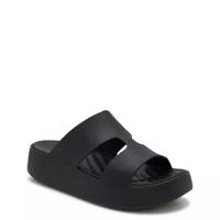Women's Getaway Platform H-Strap Platform Sandal BLACK view