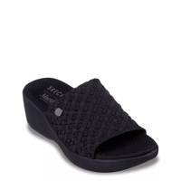 Martha Stewart x Skechers: Pier-Lite - Bamboo Sandal Black view