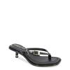 Women's Gillie Flip Flop Sandal BLACK LEATHER view