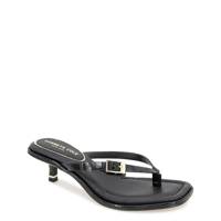 Women's Gillie Flip Flop Sandal BLACK LEATHER view
