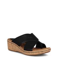 Women's Summer Wedge Sandal BLACK view
