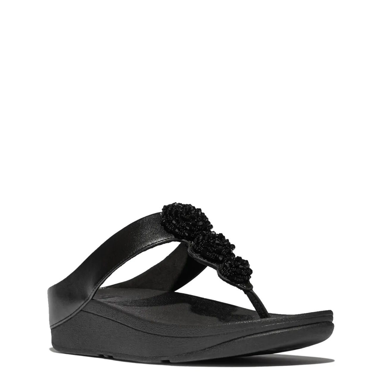 Women's Fino Beaded-Button Toe-Post Sandal